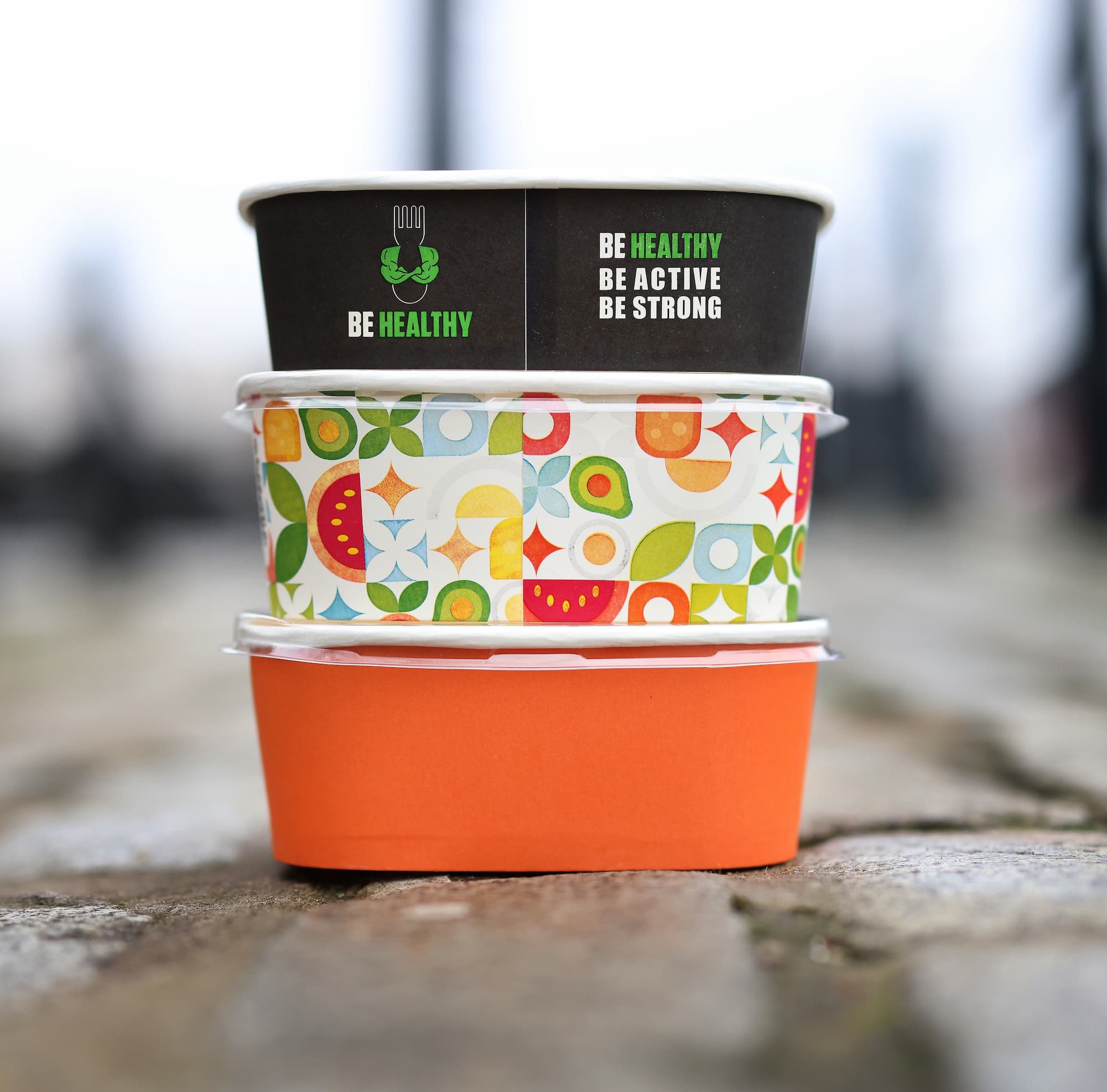 Square Salad Bowls - Image 2